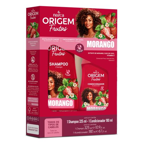 Origem Kit Shampoo + Condicionador Morango Origem Kit Shampoo + Condicionador Morango