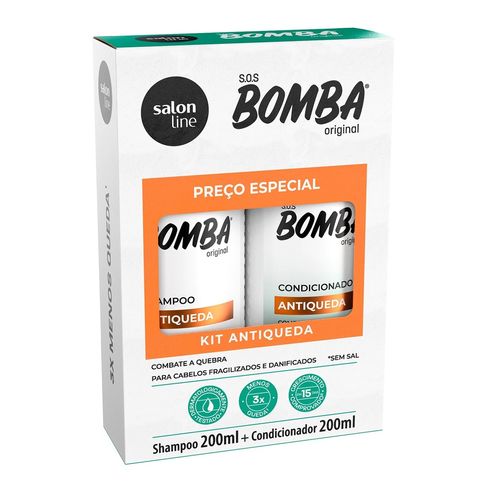Salon Line SOS Bomba Antiqueda Kit Shampoo 200ml + Condicionador 200ml Salon Line SOS Bomba Antiqueda Kit Shampoo 200ml + Condicionador 200ml