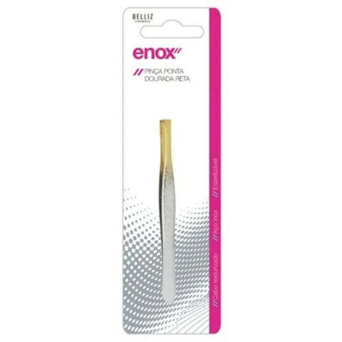 Pinça Ponta Dourada Reta 700 Enox
