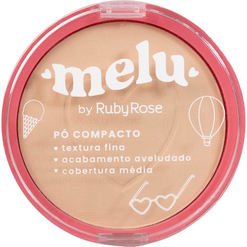 Pó Facial Compacto Melu RR8531 C10 Rubyrose