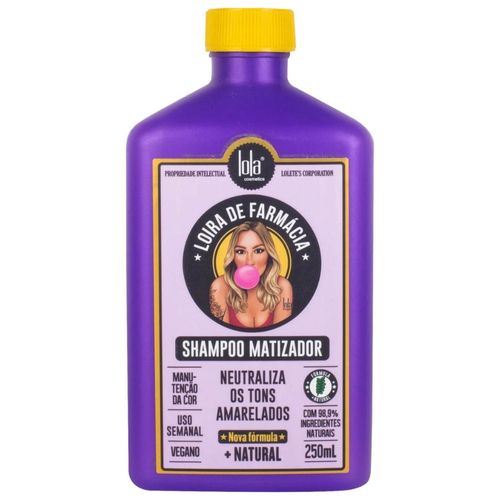Shampoo Lola Matizador Loira Farmácia 250ml Shampoo Lola Matizador Loira Farmácia 250ml