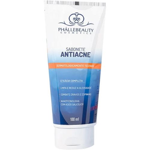 Sabonete Antiacne 100ml Phallebeauty Ph0554 Sabonete Antiacne 100ml Phallebeauty Ph0554