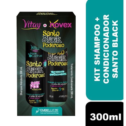 Shampoo Kit Vitay Novex Santo Black 300ml Shampoo Kit Vitay Novex Santo Black 300ml