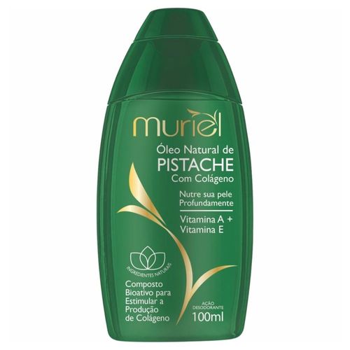 Óleo Corporal Muriel 100ml Pistache Com Colágeno