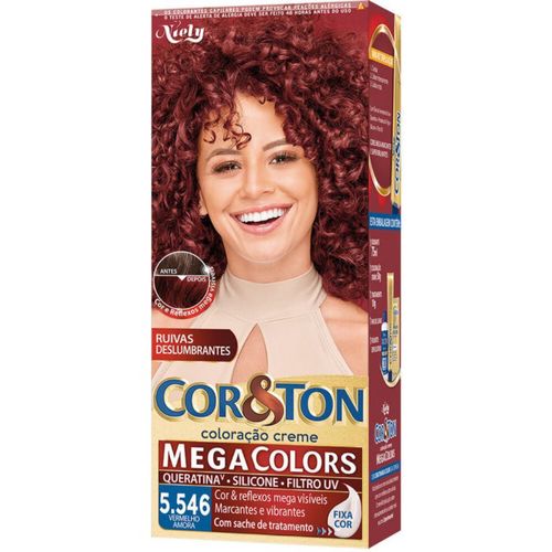 Niely Coloração Cor&Ton 5.546 Vermelho Amora Niely Coloração Cor&Ton 5.546 Vermelho Amora