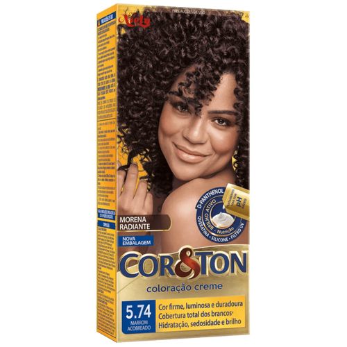Niely Coloração Cor&Ton 5.74 Marrom Acobreado 50g Niely Coloração Cor&Ton 5.74 Marrom Acobreado 50g
