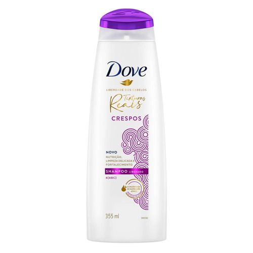 Shampoo Dove Texturas Reais Crespos 355ml Shampoo Dove Texturas Reais Crespos 355ml