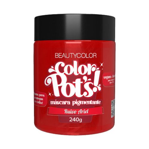 Máscara Pigmentante Beauty Color Pots Ruivo Ariel 240g