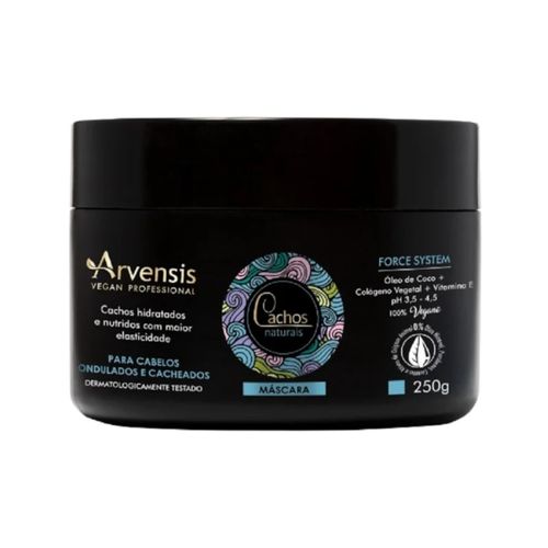 Máscara Cachos Naturais Cacheados e Ondulados 250g Arvensis (LN)