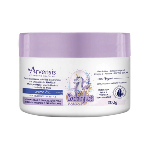 Máscara 2x1 Cachinhos Naturais 250g Arvensis Máscara 2x1 Cachinhos Naturais 250g Arvensis