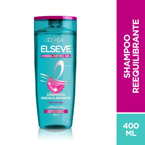 Loreal Shampoo Elseve Hydra Detox 400ml (Saiu de linha) Loreal Shampoo Elseve Hydra Detox 400ml (Saiu de linha)