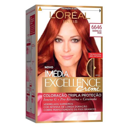 Loreal Coloração Imédia 6646 Vermelho Rubi Loreal Coloração Imédia 6646 Vermelho Rubi