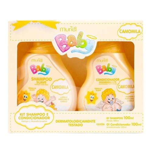 Kit Shampoo Condicionador Suave Muriel Baby Camomila 100ml Kit Shampoo Condicionador Suave Muriel Baby Camomila 100ml