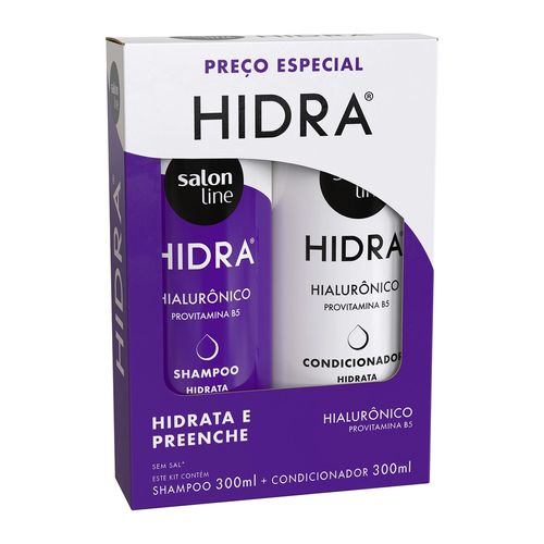 Kit Shampoo e Condicionador Hidra Hialurônico Salon Line 300ml Kit Shampoo e Condicionador Hidra Hialurônico Salon Line 300ml