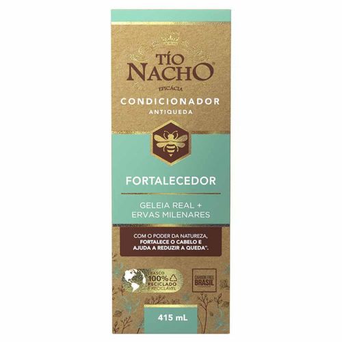 Kit com 3 Unidades de Tio Nacho Condicionador 415ml Fortalecedor