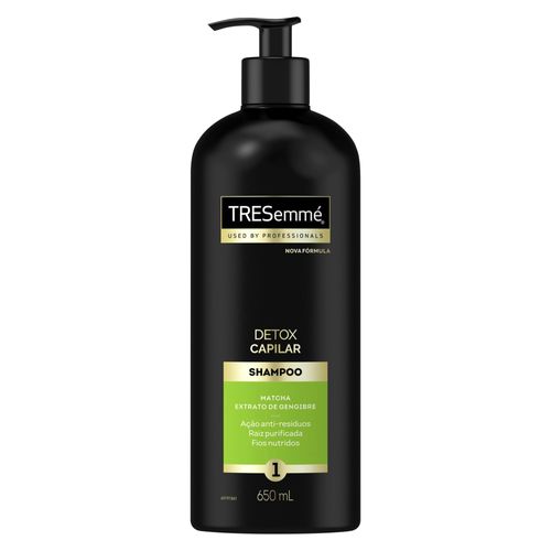 Kit com 3 Unidades de TRESemmé Detox Capilar Shampoo 650 ML