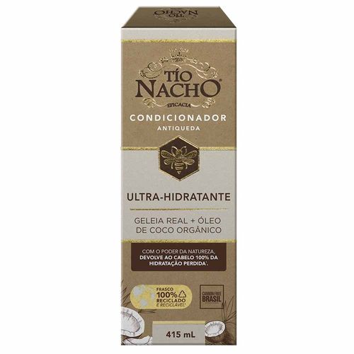 Kit com 3 Unidades de Tio Nacho Condicionador Ultra-Hidratante 415ml Kit com 3 Unidades de Tio Nacho Condicionador Ultra-Hidratante 415ml