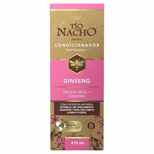 Kit com 3 Unidades de Tio Nacho Condicionador Antiqueda Ginseng 415ml