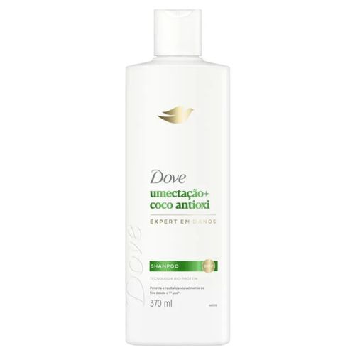 Kit com 3 Unidades de Shampoo Dove Umectação + Coco Antioxi 370ml