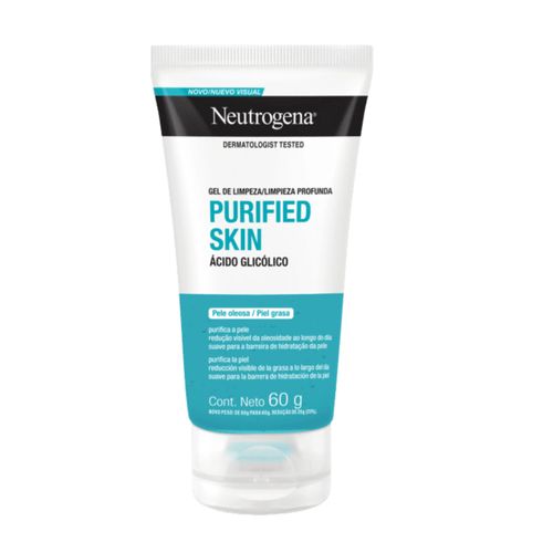 Kit com 3 Unidades de Gel de Limpeza Neutrogena Purified Skin Facial 60g