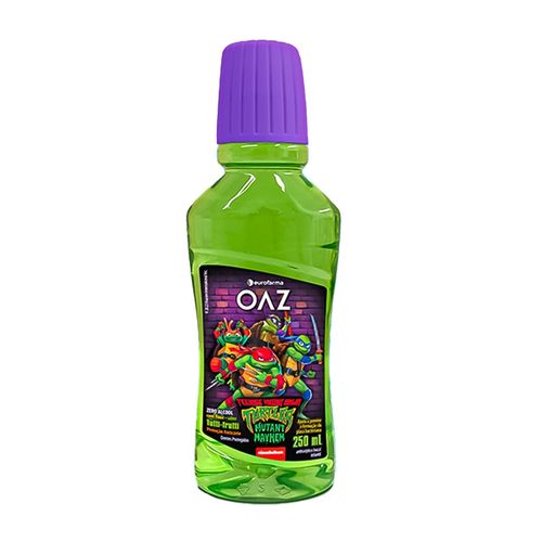 Kit com 3 Unidades de Antisséptico Bucal OAZ Sabor Tutti-Frutti Zero Álcool 250ml