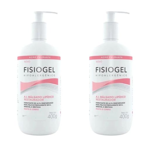 Kit com 2 Unidades de Hidratante Fisiogel A.I Bálsamo Lipídico Restaurador 400g Kit com 2 Unidades de Hidratante Fisiogel A.I Bálsamo Lipídico Restaurador 400g