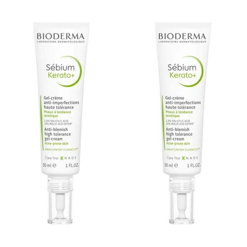 Kit com 2 Unidades de Sébium Kerato+ Bioderma Gel Creme 30ml