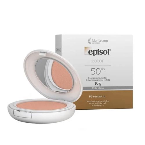 Kit com 2 Unidades de Protetor Episol Color Pó Clara FPS50 10g