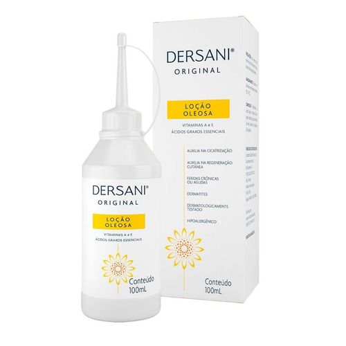 Kit com 2 Unidades de Loção Oleosa Dersani Original Cicatrizante e Bactericida com 100ml