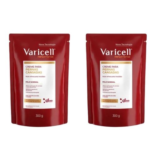Kit com 2 Unidades de Varicell Creme Nanointense Refil Divecom 300g Kit com 2 Unidades de Varicell Creme Nanointense Refil Divecom 300g