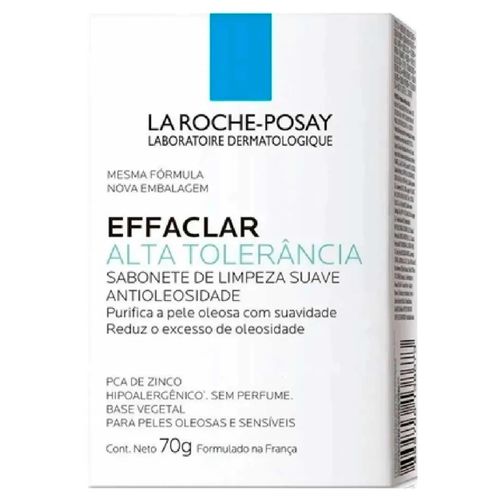 Kit com 2 Unidades de Effaclar Sabonete Alta Tolerância 70g La Roche-Posay