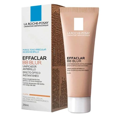 Kit com 2 Unidades de Effaclar Bb Blur Cor Clara La Roche Posay 20Ml