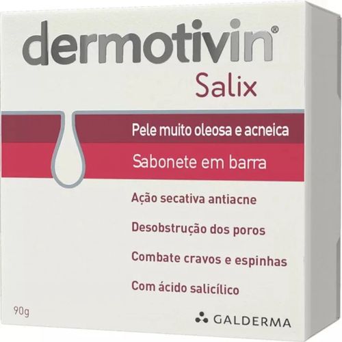 Kit com 2 Unidades de Dermotivin Salix Pele Oleosa Sabonete em Barra 90G Kit com 2 Unidades de Dermotivin Salix Pele Oleosa Sabonete em Barra 90G