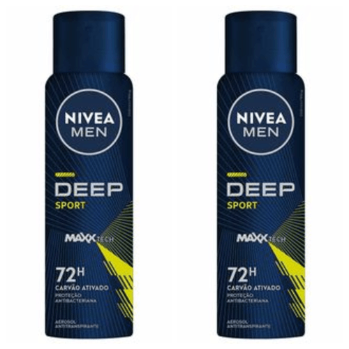 Kit com 2 Unidades de Desodorante Nivea Men Dry Impact 200ml Kit com 2 Unidades de Desodorante Nivea Men Dry Impact 200ml