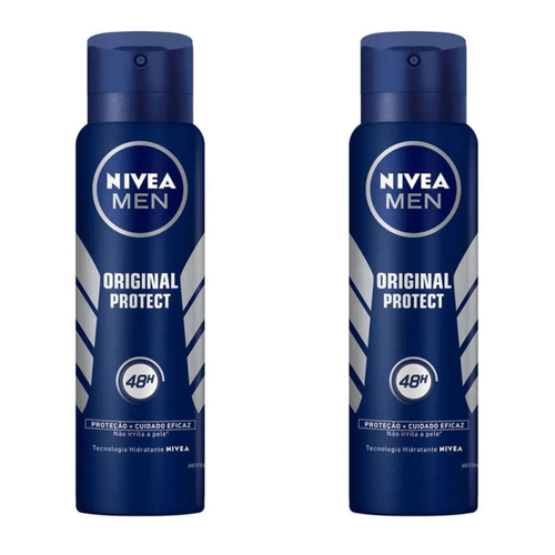 Kit com 2 Unidades de Desodorante Nivea Men Original Protect 200ml