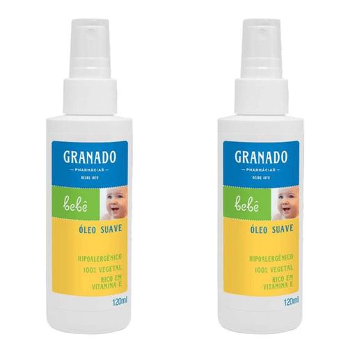 Kit com 2 Unidades de Granado Óleo Bebê Tradicional 120ml Kit com 2 Unidades de Granado Óleo Bebê Tradicional 120ml