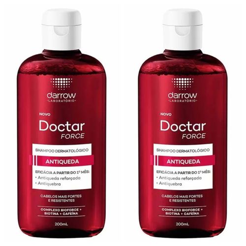 Kit com 2 Unidades de Shampoo Antiqueda Darrow Doctar Force 200ml