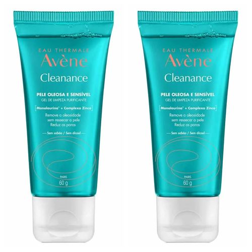 Kit com 2 Unidades de Gel De Limpeza Facial Cleanance 60ml Kit com 2 Unidades de Gel De Limpeza Facial Cleanance 60ml