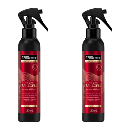 Kit com 2 Unidades de Finalizador Spray Tresemmé Selagem Impermeabilizante 180ml Kit com 2 Unidades de Finalizador Spray Tresemmé Selagem Impermeabilizante 180ml