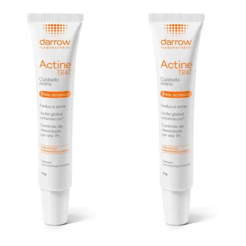 Kit com 2 Unidades de Gel Antiacne Actine Trat Cuidado Diário com 30ml Kit com 2 Unidades de Gel Antiacne Actine Trat Cuidado Diário com 30ml