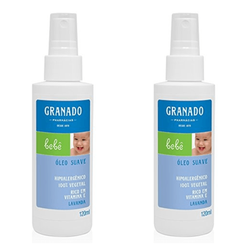 Kit com 2 Unidades de Granado Óleo Bebê Lavanda 120ml