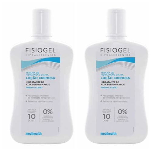 Kit com 2 Unidades de Fisiogel Loção Cremosa 200ml