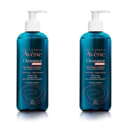 Kit com 2 Unidades de Gel De Limpeza Profunda Avène Cleanance Intense 300g