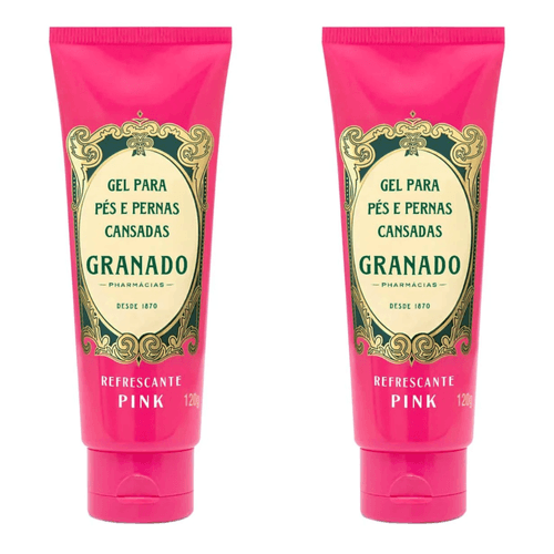 Kit com 2 Unidades de Granado Gel para Pés e Pernas Cansadas 120g Kit com 2 Unidades de Granado Gel para Pés e Pernas Cansadas 120g