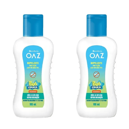 Kit com 2 Unidades de Oaz Repelente Infantil 4h 100ml Kit com 2 Unidades de Oaz Repelente Infantil 4h 100ml