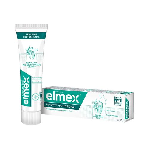 Kit com 2 Unidades de Creme Dental Elmex Sensitive Professional 75g Kit com 2 Unidades de Creme Dental Elmex Sensitive Professional 75g