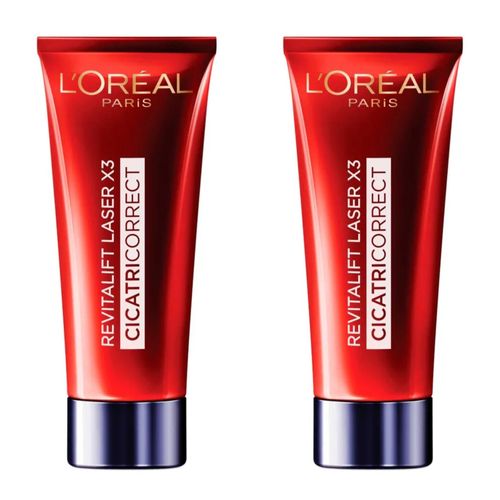 Kit com 2 Unidades de Creme Antirrugas Loréal Revitalift Laser X3 Cicatri Correct 30g Kit com 2 Unidades de Creme Antirrugas Loréal Revitalift Laser X3 Cicatri Correct 30g