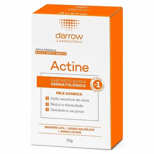 Kit com 2 Unidades de Actine Darrow - Sabonete Barra 70g Kit com 2 Unidades de Actine Darrow - Sabonete Barra 70g