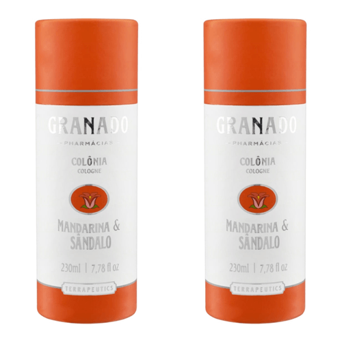Kit com 2 Unidades de Colônia Granado Mandarina & Sândalo 230ml Kit com 2 Unidades de Colônia Granado Mandarina & Sândalo 230ml