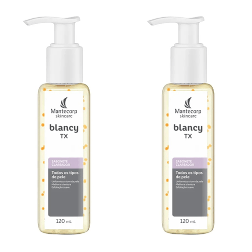 Kit com 2 Unidades de Blancy Tx Sabonete Clareador 120ml Kit com 2 Unidades de Blancy Tx Sabonete Clareador 120ml